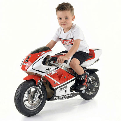 Mini Moto GP pour Enfants Moteur 49cc Démarrage à Tirette - دراجة نارية محرك بنزين تنزوت