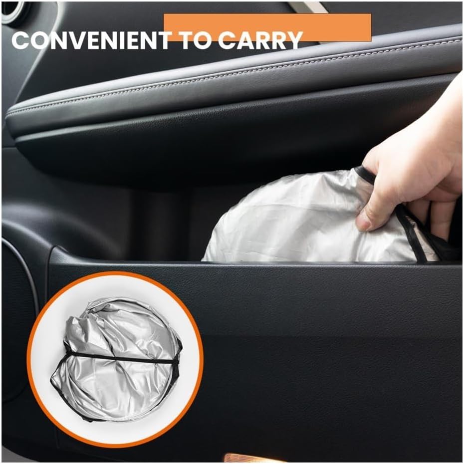Pare-soleil de pare-brise avant et arrière de voiture protection solaire et UV - مظلة شمسية للسيارة