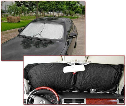 Pare-soleil de pare-brise avant et arrière de voiture protection solaire et UV - مظلة شمسية للسيارة