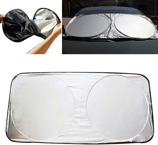 Pare-soleil de pare-brise avant et arrière de voiture protection solaire et UV - مظلة شمسية للسيارة تنزوت