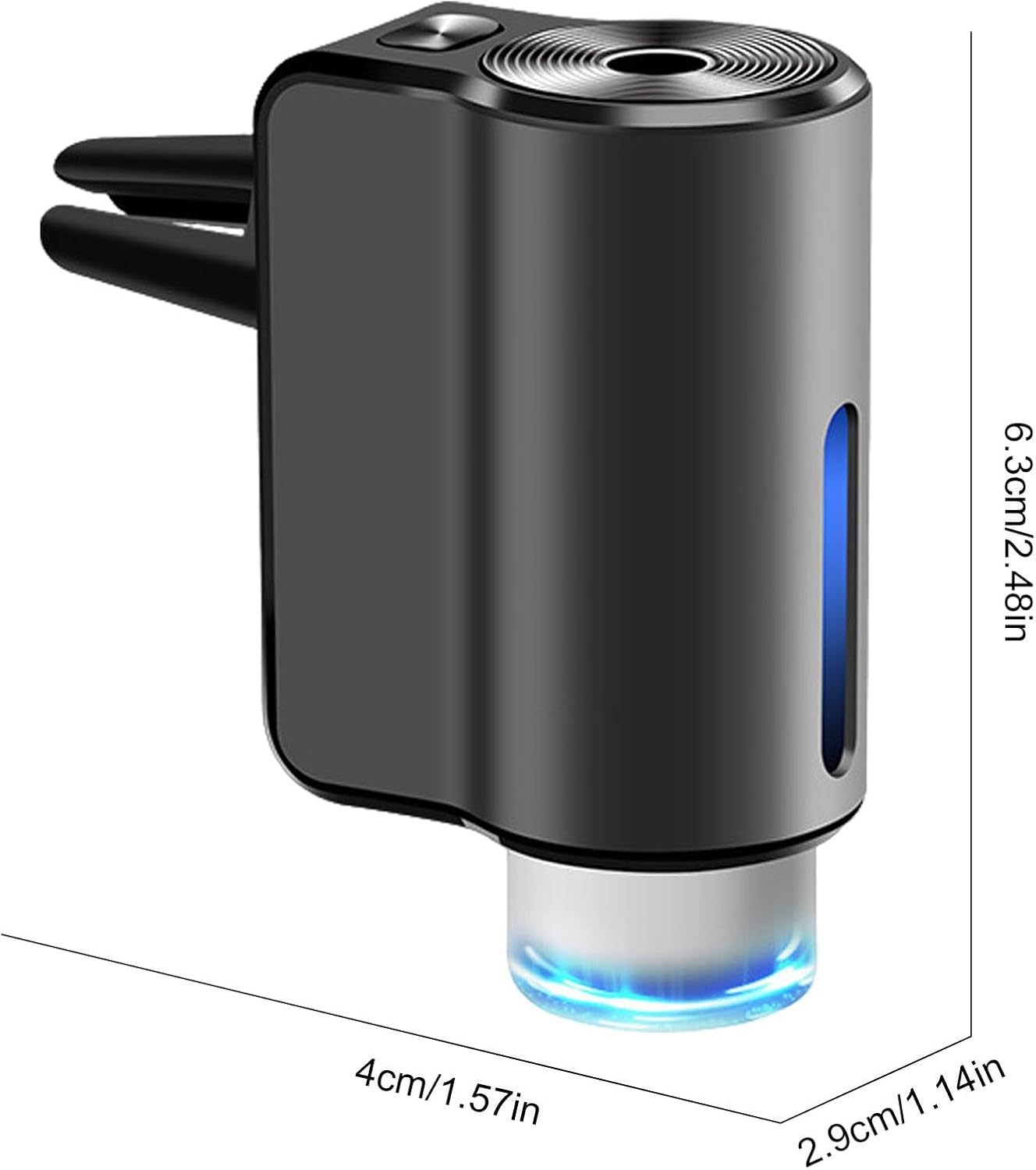 Diffuseur d'huile intelligent à clip sortie de climatisation avec 3 recharge - طقم معطر سيارة