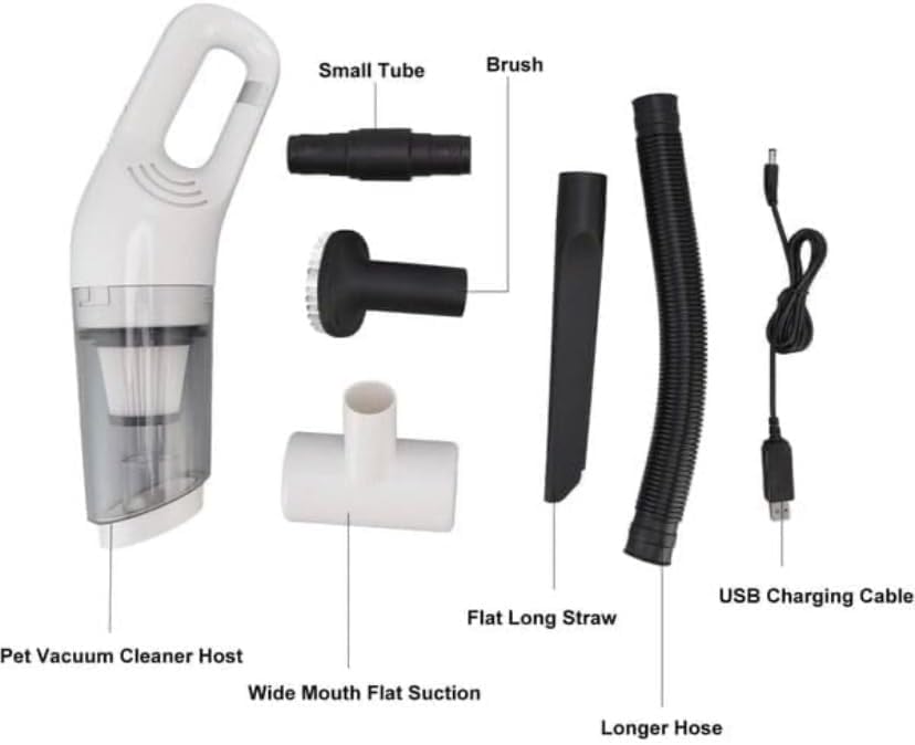 Aspirateur Portable Multifonction 6en1 JB-168 batterie 1800 mAh Filtre HEPA - مكنسة كهربائية محمولة