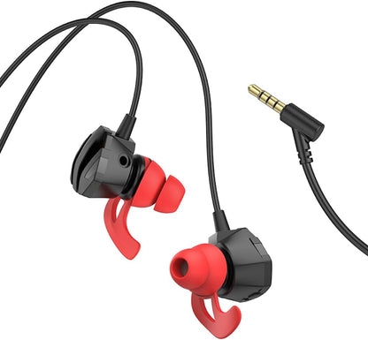 Écouteurs de jeu filaire intra-auriculaire avec microphone E-Sport Hoco M105 - سماعات ألعاب إحترافية مع ميكروفون
