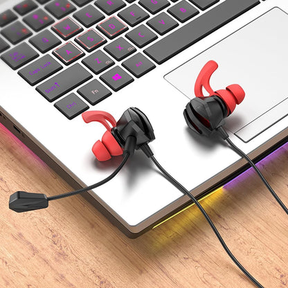 Écouteurs de jeu filaire intra-auriculaire avec microphone E-Sport Hoco M105 - سماعات ألعاب إحترافية مع ميكروفون
