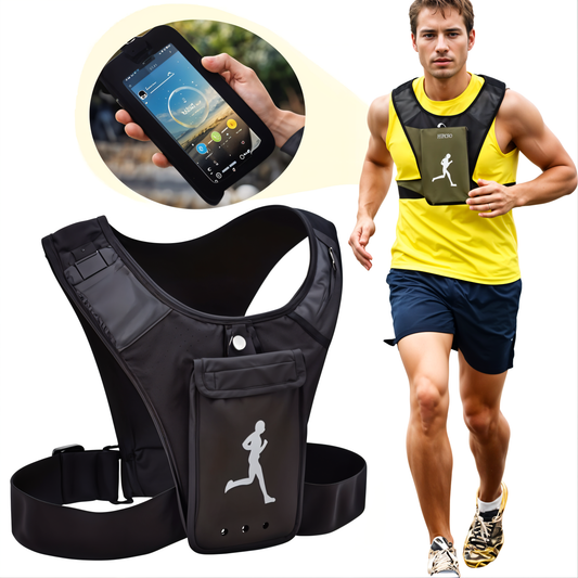 Gilet Support de téléphone pour sports unisex - سترة رياضية لحمل الهاتف للجنسين تنزوت