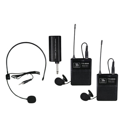Microphone UHF Sans Fil Rechargeable TTD-M099 - ميكروفون لاسلكي قابل للشحن