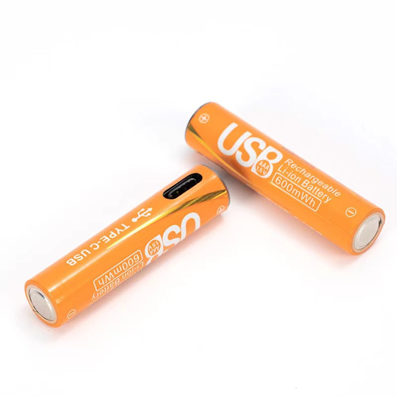 4 piles AAA rechargeables USB Type-C - بطاريات قابلة للشحن حجم صغير