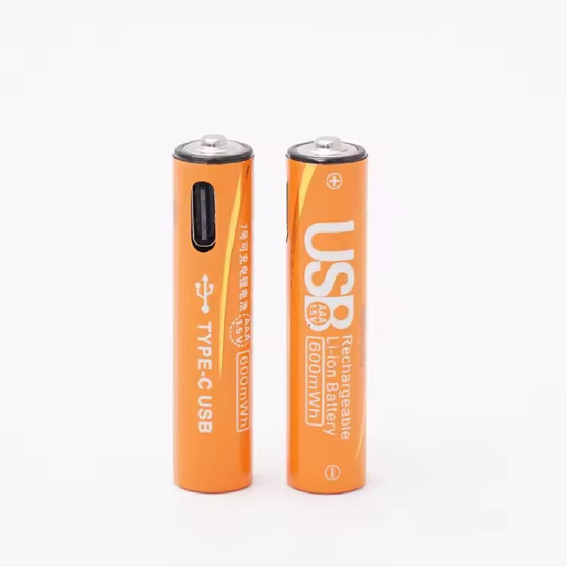 4 piles AAA rechargeables USB Type-C - بطاريات قابلة للشحن حجم صغير