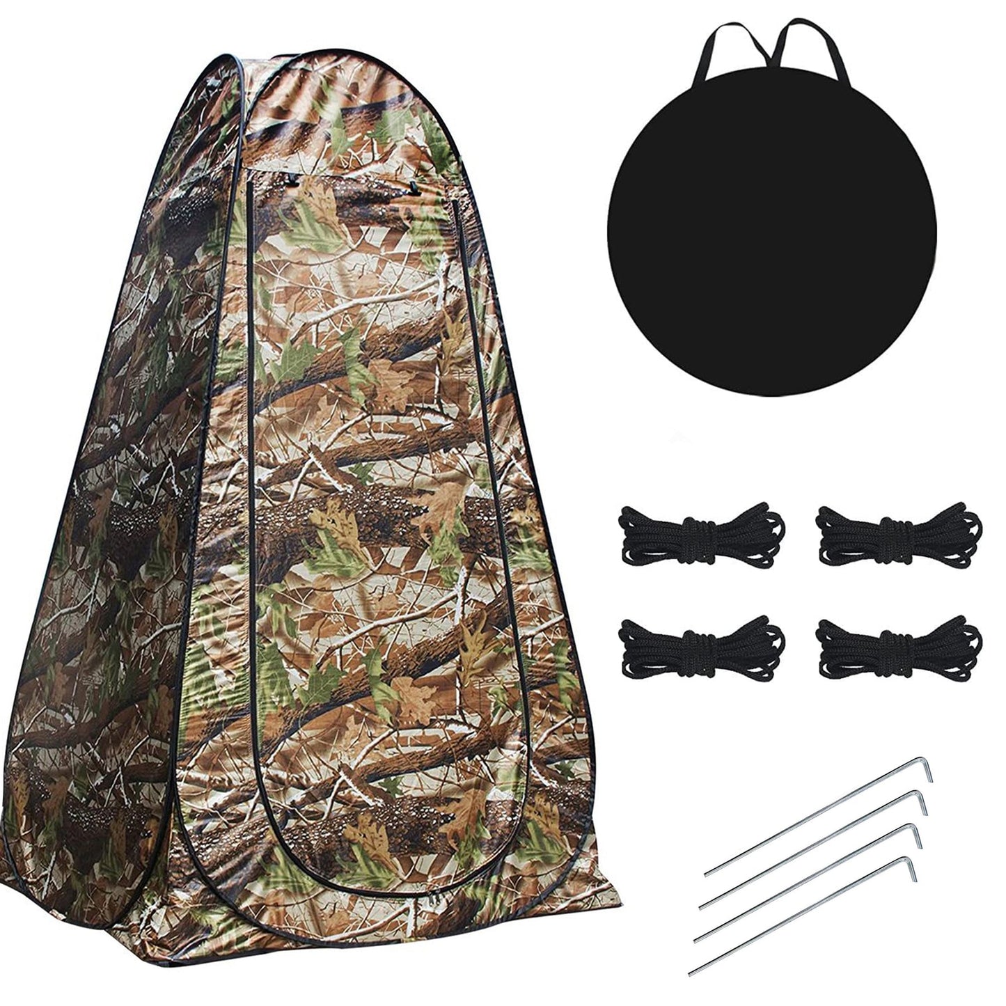 Tente de change pliable protection UPF 50+ et imperméable, 120 x 120 x 190 cm, camouflage - خيمة تغيير الملابس قابلة للطي