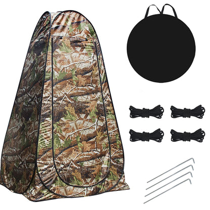Tente de change pliable protection UPF 50+ et imperméable, 120 x 120 x 190 cm, camouflage - خيمة تغيير الملابس قابلة للطي