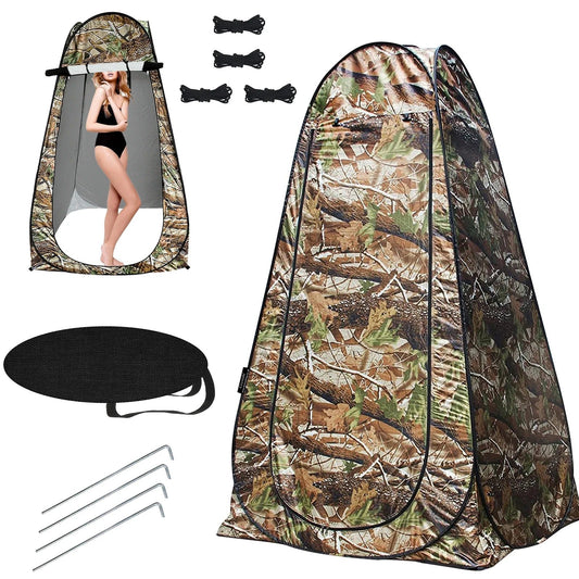 Tente de change pliable protection UPF 50+ et imperméable, 120 x 120 x 190 cm, camouflage - خيمة تغيير الملابس قابلة للطي تنزوت