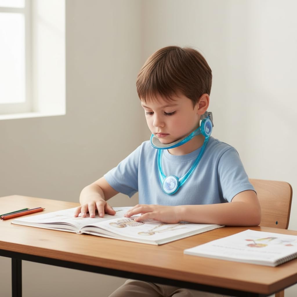 Orthèse cervicale et stabilisateur de cou ajustable pour enfants et adultes - دعامة عنق للكبار والصغار
