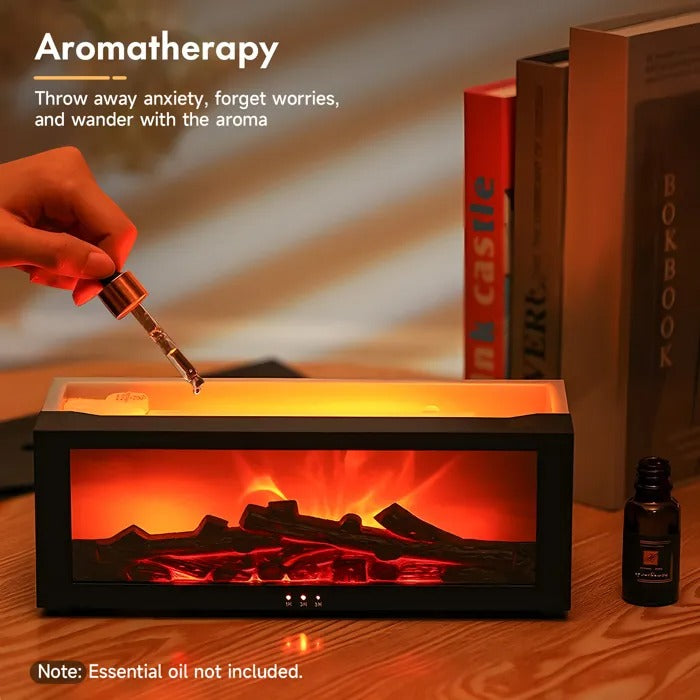 Humidificateur Effet Flamme 7 Couleurs - مرطب الهواء بتأثير اللهب الواقعي