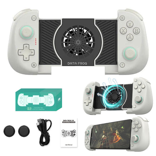 Manette pour smartphone DATA FROG X3 Bluetooth avec Ventilateur de Refroidissement - وحدة تحكم مع مبرد مدمج تنزوت