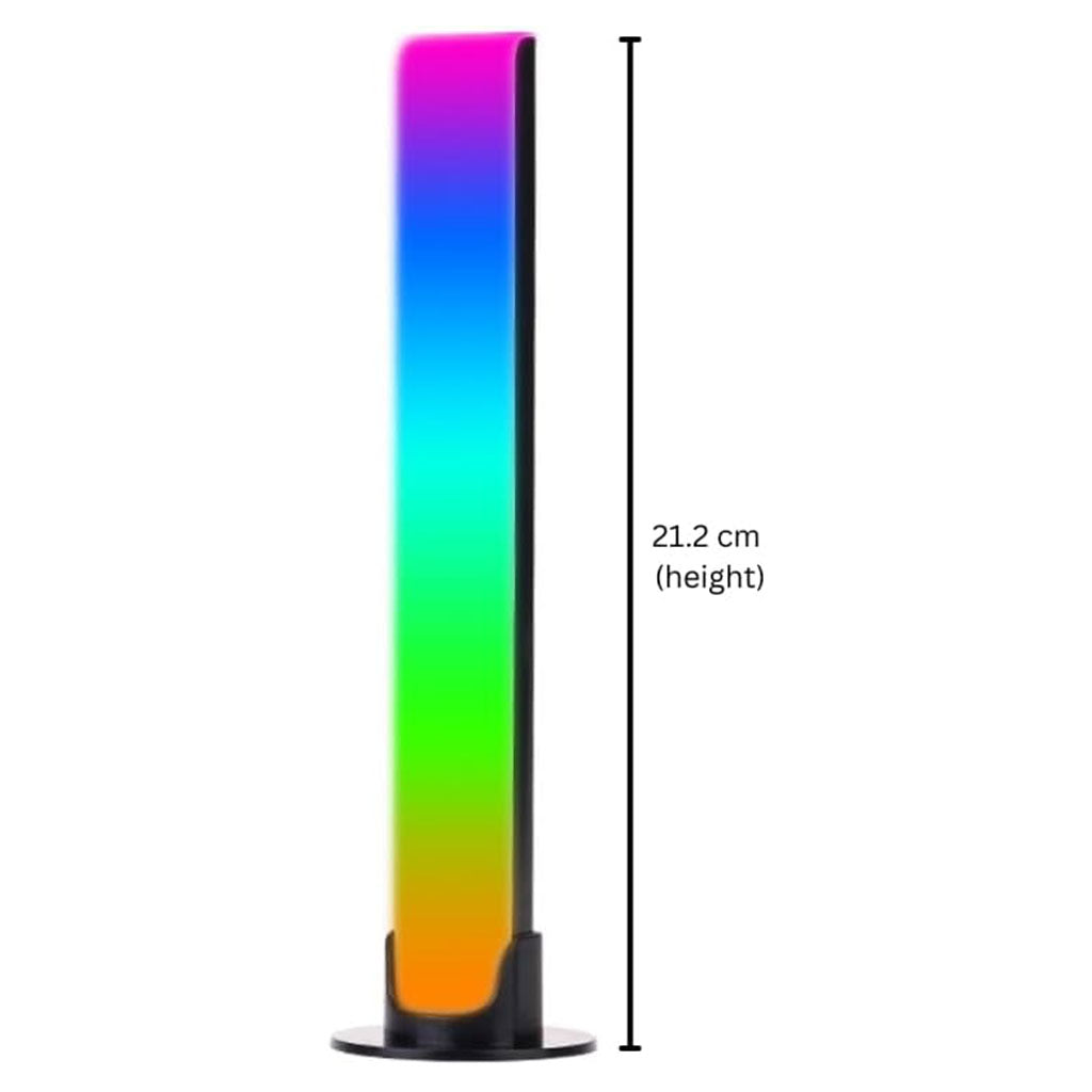 Barre LED RGB 2PCS synchronisée avec la musique et les sons 8 modes d'éclairage - أضواء ملونة متزامنة مع الموسيقى