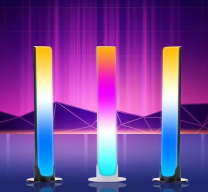 Barre LED RGB 2PCS synchronisée avec la musique et les sons 8 modes d'éclairage - أضواء ملونة متزامنة مع الموسيقى