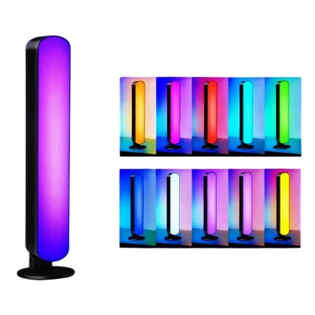 Barre LED RGB 2PCS synchronisée avec la musique et les sons 8 modes d'éclairage - أضواء ملونة متزامنة مع الموسيقى