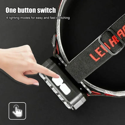 Lampe Frontale LED Rechargeable avec UV SQ-818-UV - مصباح الرأس القابل للشحن بإضاءة مزدوجة