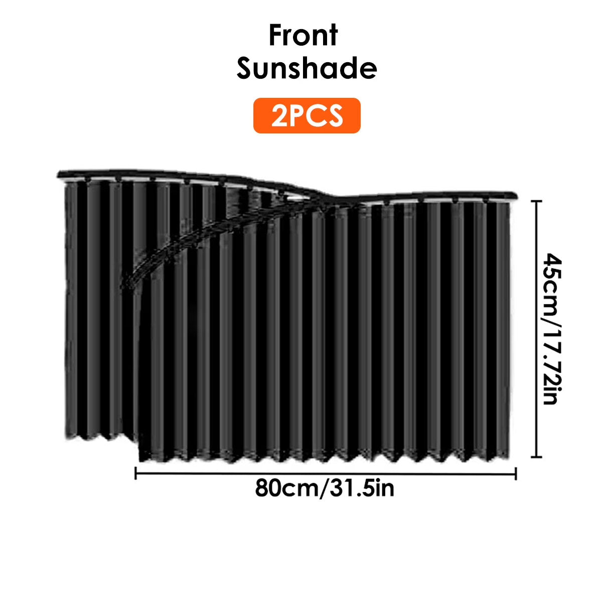 Rideaux Pare-Soleil Magnétiques pour Voiture 2PCS - ستائر السيارة المغناطيسية الواقية من الشمس