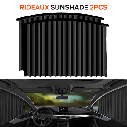 Rideaux Pare-Soleil Magnétiques pour Voiture 2PCS - ستائر السيارة المغناطيسية الواقية من الشمس تنزوت