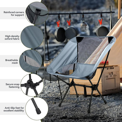 Chaise de Camping Pliante Ultra-Légère avec Pochette - كرسي التخييم المحمول فائق الخفة