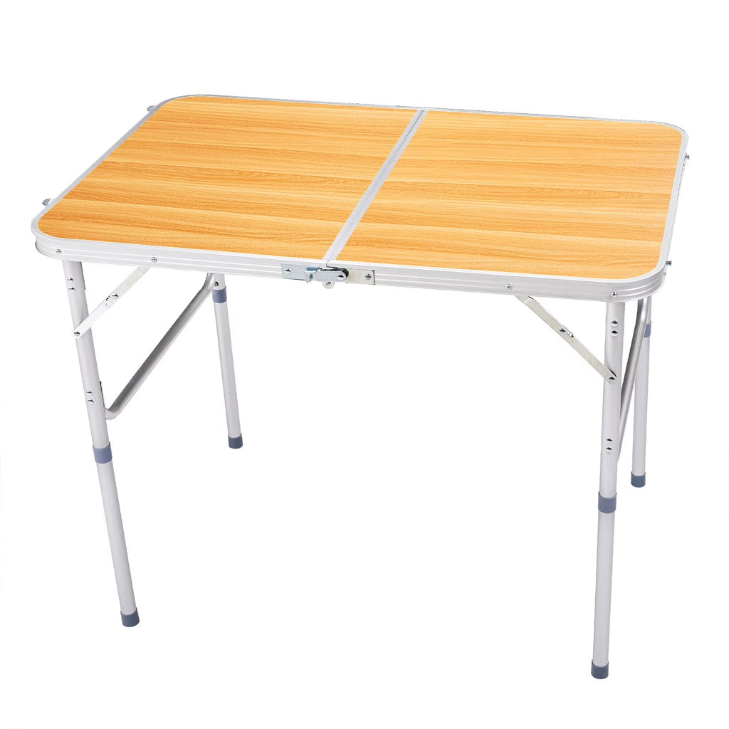 Table de Camping en Aluminium à Hauteur Réglable - طاولة تخييم ألمنيوم قابلة لتعديل الارتفاع