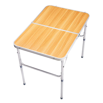 Table de Camping en Aluminium à Hauteur Réglable - طاولة تخييم ألمنيوم قابلة لتعديل الارتفاع