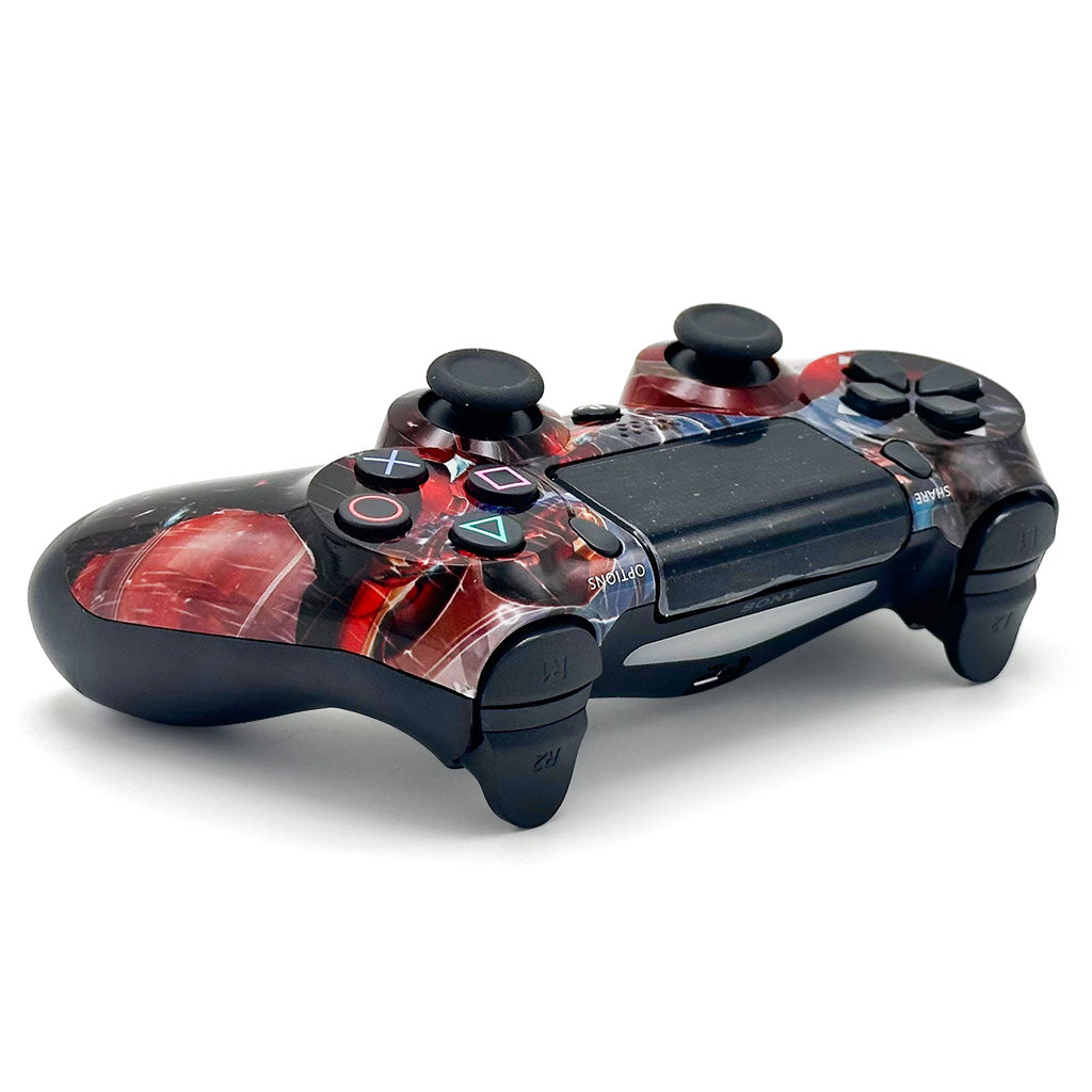 SONY DualShock Manette PS4 Sans Fil, Batterie Rechargeable (High Copy) – Edition Captain America,Street Fighter,Ragnarok, Ghost Runner et  COD BO6