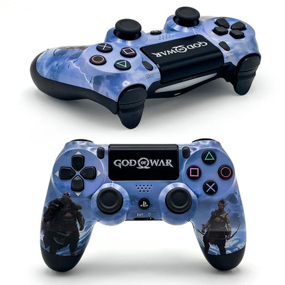 SONY DualShock Manette PS4 Sans Fil, Batterie Rechargeable (High Copy) – Edition Captain America,Street Fighter,Ragnarok, Ghost Runner et  COD BO6