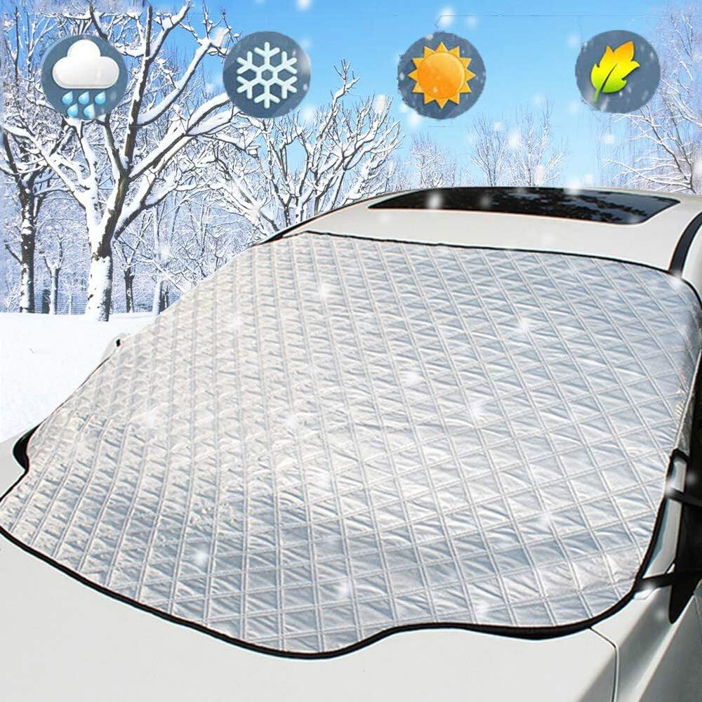 Couverture de Pare-brise Magnetique pour Voiture Toute Saison - غطاء الزجاج الأمامي للسيارة متعدد الفصول