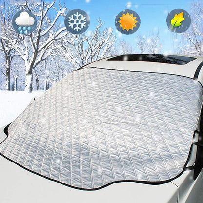 Couverture de Pare-brise Magnetique pour Voiture Toute Saison - غطاء الزجاج الأمامي للسيارة متعدد الفصول