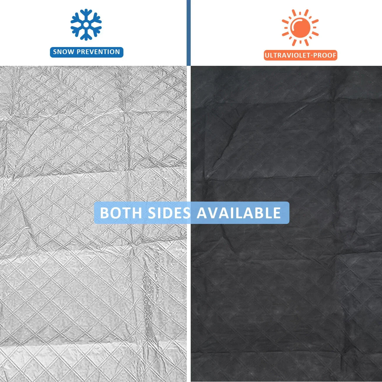 Couverture de Pare-brise Magnetique pour Voiture Toute Saison - غطاء الزجاج الأمامي للسيارة متعدد الفصول