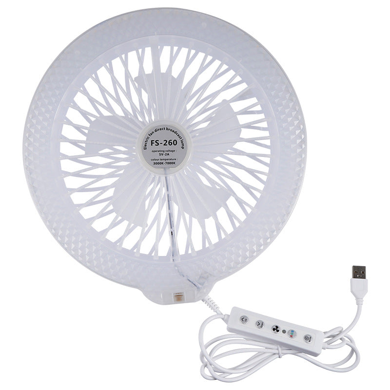 Anneau Lumineux LED RGB et Ventilateur avec Support Flexible - مصباح حلقة للتصوير الاحترافي مع مروحة