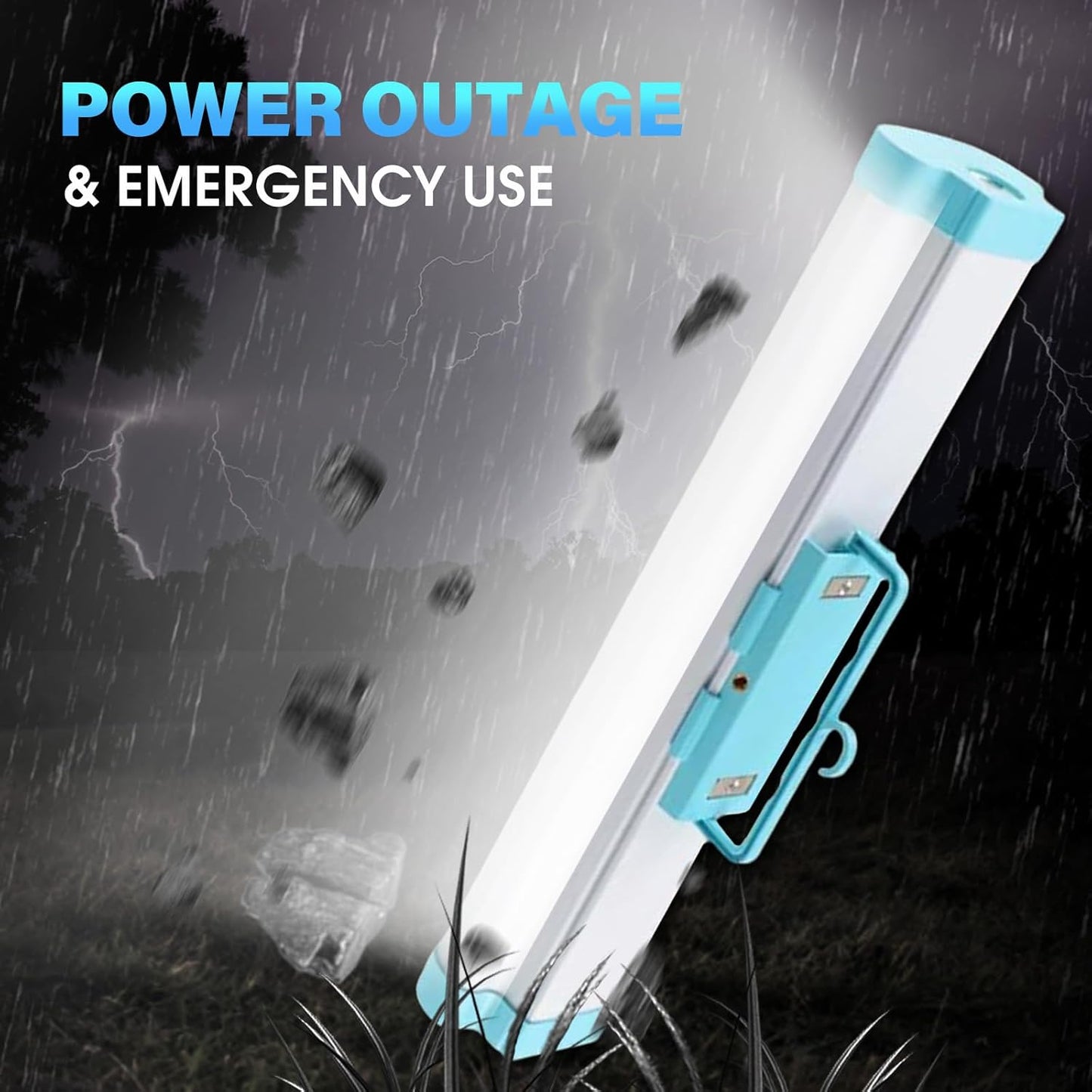 Lanterne de Camping 5-en-1 avec Power Bank GM 6000mAh - مصباح التخييم المغناطيسي متعدد المهام