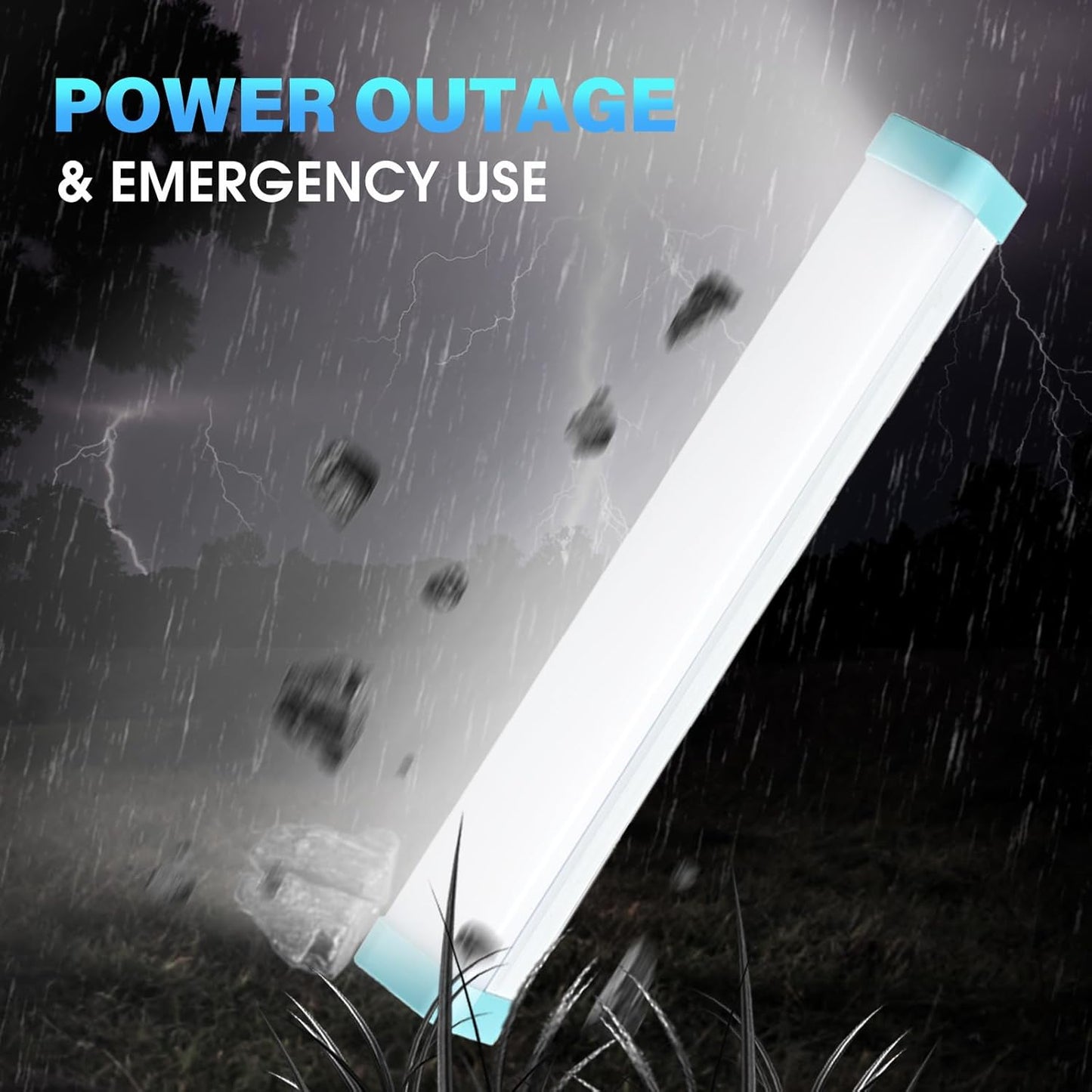 Lanterne de Camping 5-en-1 avec Power Bank GM 6000mAh - مصباح التخييم المغناطيسي متعدد المهام