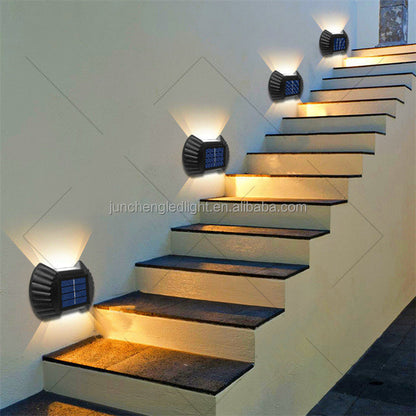 Appliques Murales Solaires Up & Down (Pack de 4Pcs) - طقم مصابيح حائط شمسية ذكية (4 قطع) تنزوت