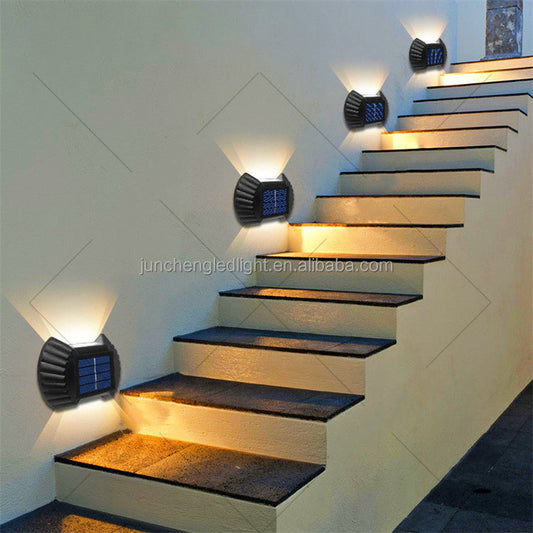Appliques Murales Solaires Up & Down (Pack de 4Pcs) - طقم مصابيح حائط شمسية ذكية (4 قطع) تنزوت