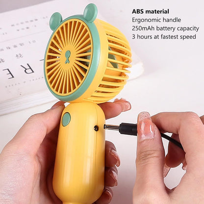 Mini Ventilateur Portable Rechargeable USB DD8009 - مروحة يد صغيرة محمولة (2 في 1)
