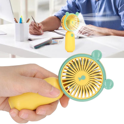 Mini Ventilateur Portable Rechargeable USB DD8009 - مروحة يد صغيرة محمولة (2 في 1)
