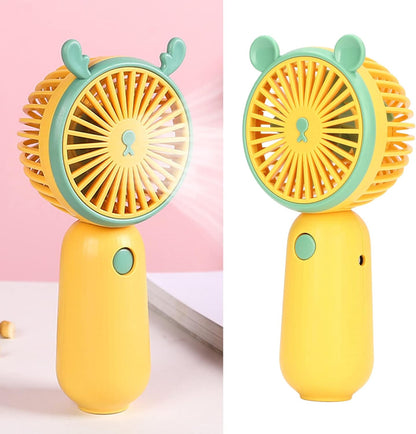 Mini Ventilateur Portable Rechargeable USB DD8009 - مروحة يد صغيرة محمولة (2 في 1) تنزوت
