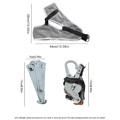 Cervical Traction Frame - موسع عنق قابل للتعديل مع خطاف بارتفاع قابل للتحكم