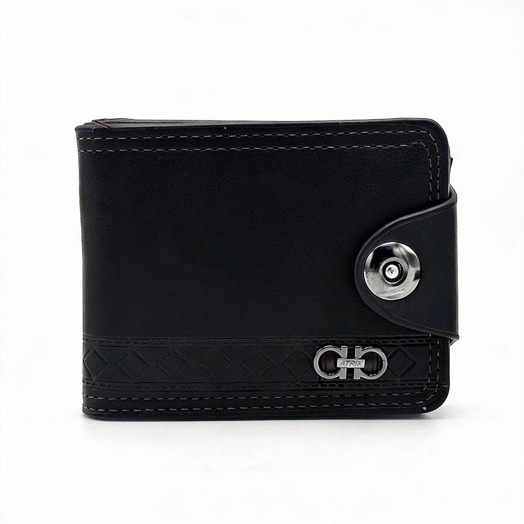 Portefeille Jeep Atrix V4 pour Homme Multi-Poches en Simili Cuire - محفظة نقود وبطاقات