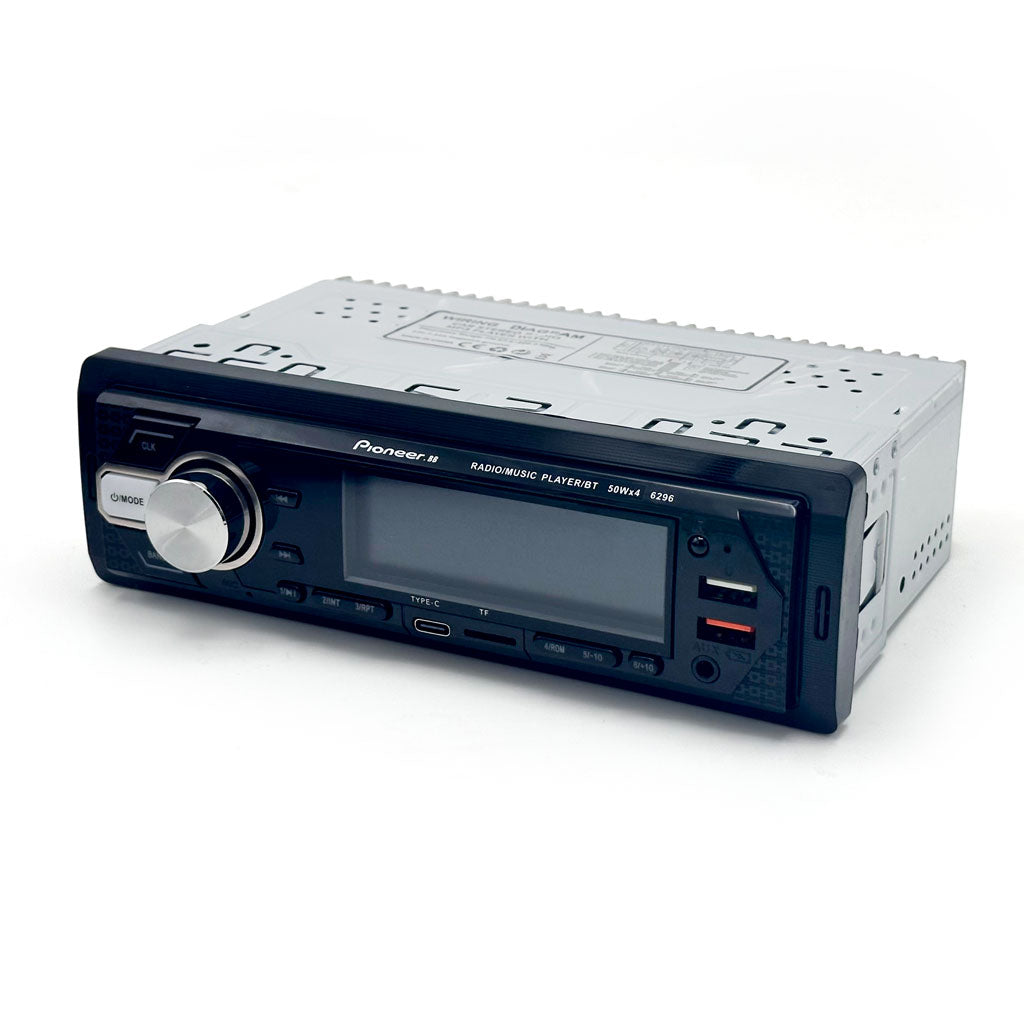 Pioneer-6296BT FM Receiver & MP3 Player pour Voitures - جهاز راديو سيارة بايونير الذكي مع بلوتوث وإضاءة