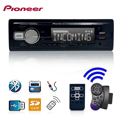 Pioneer-6296BT FM Receiver & MP3 Player pour Voitures - جهاز راديو سيارة بايونير الذكي مع بلوتوث وإضاءة