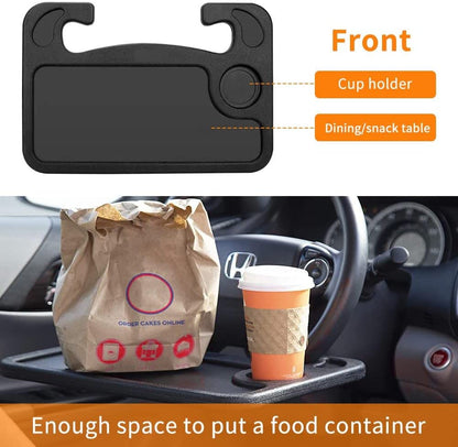 Plateau de Volant de Voiture Polyvalent Double Face - طاولة عجلة القيادة المحمولة للسيارة