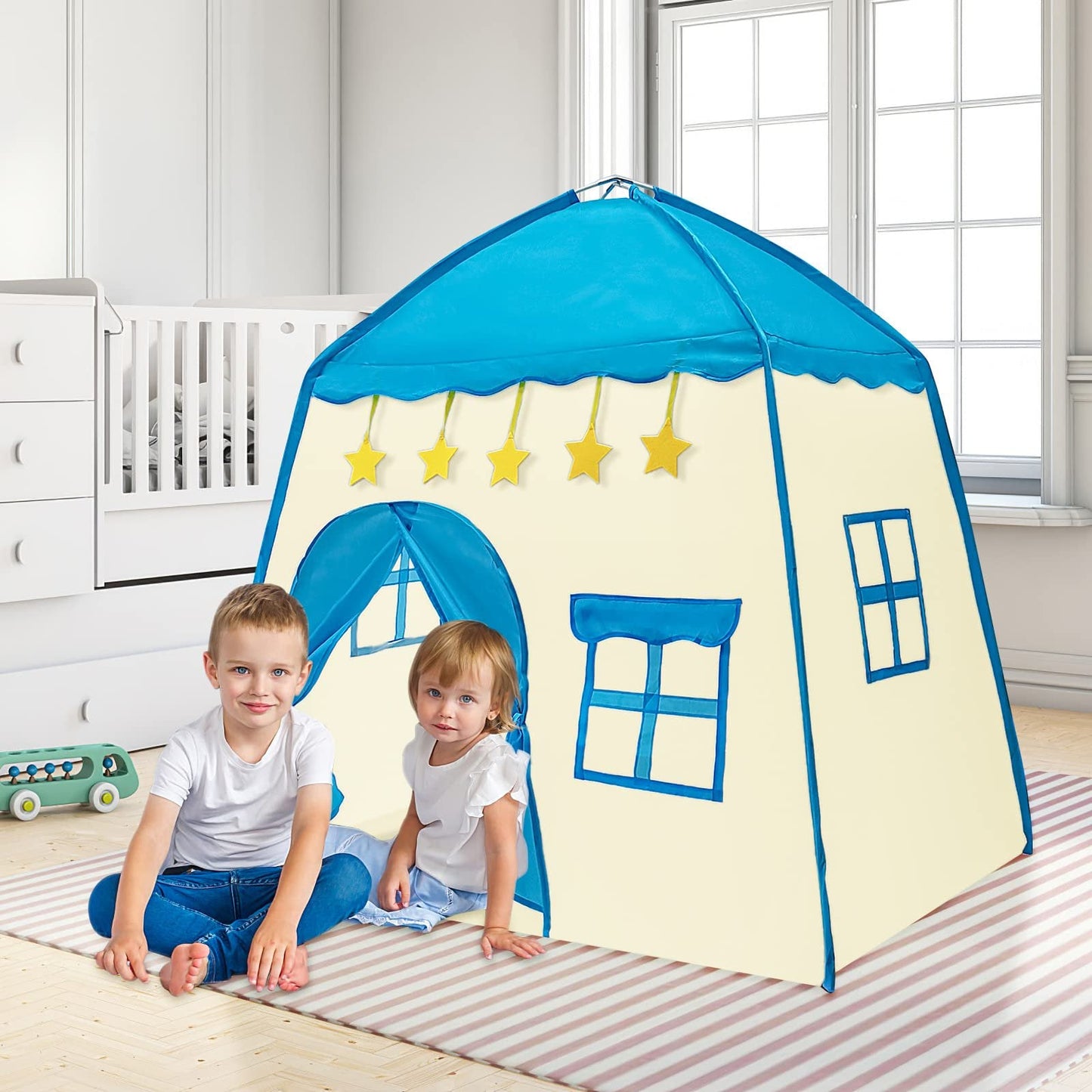 Tente de Jeu pour Enfants en Tissu Oxford Flower Castle - خيمة لعب الأطفال القماشية الواسعة