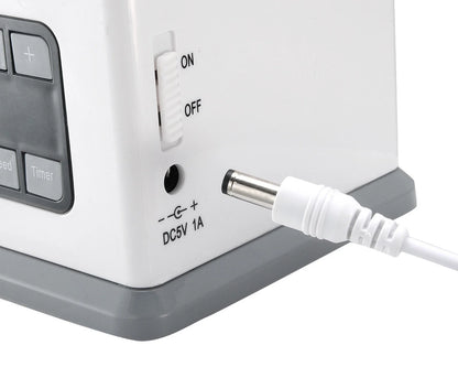 Refroidisseur d'Air Évaporatif Portable USB/AC Blu Breeze - مبرد هواء محمول مع نظام طاقة مزدوج