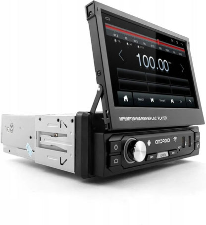 DVD Lecteur MP5 de Contrôle Central Rétractable pour Voiture - مشغل راديو قابل للفتح