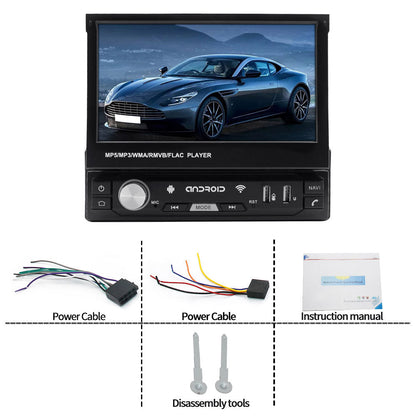 DVD Lecteur MP5 de Contrôle Central Rétractable pour Voiture - مشغل راديو قابل للفتح
