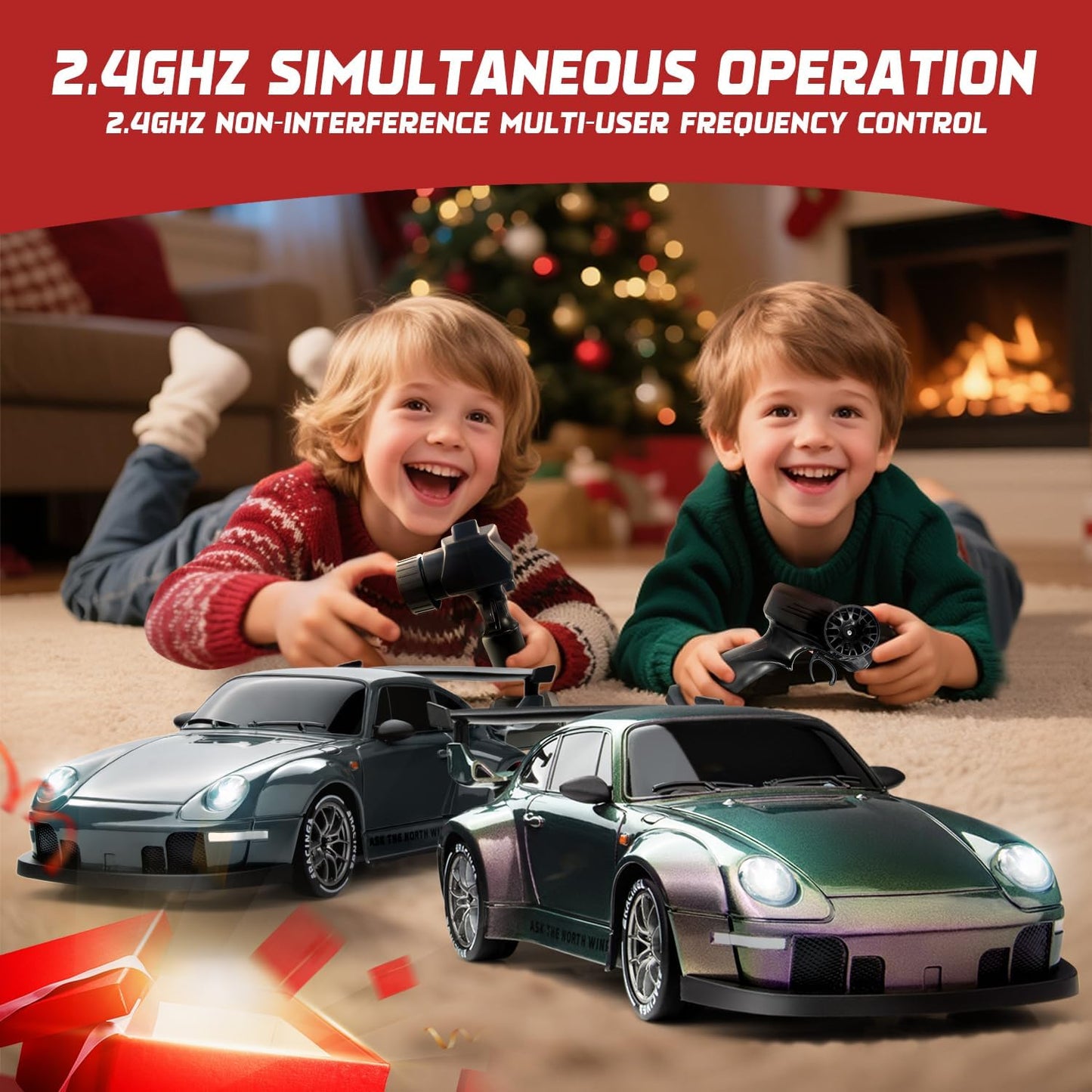 Voiture de Course RC Drift Haute Performance avec Télécommande - سيارة سباق ودرِفت احترافية بجهاز تحكم عن بعد